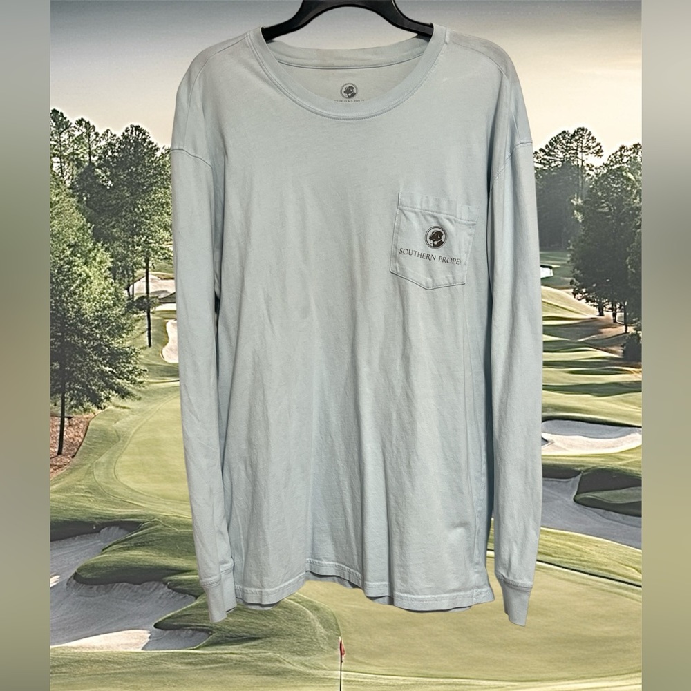 Southern Proper - Soft Blue Long Sleeve